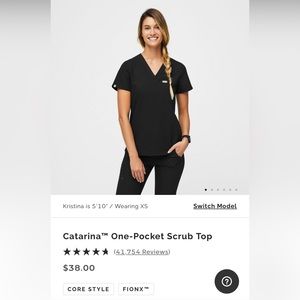 FIGS Catarina scrub top XXS
